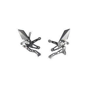 Pedane Regolabili Con Poggia Piedi Fissi per Kawasaki Lightech