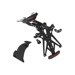 Kit Porta Targa Regolabile Con Cover Per Forcellone per Triumph Lightech