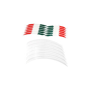 Kit Profili Ruote Bianco/Bandiera Italiana Lightech