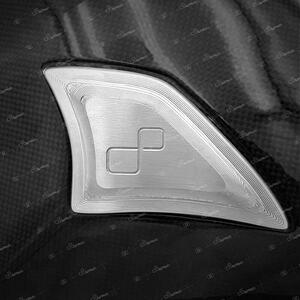 Carbon Protection Slider for Ducati Silver