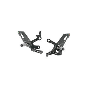 Adjustable Rear Sets With Fixed Foot Pegs for Ktm <p>Nero</p>