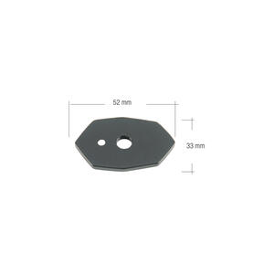 Plaque for front Indicator Kawasaki Z900 (19) <p>Nero</p>