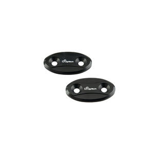 Coppia Tappi Sede Specchio per Bmw, Yamaha <p>Nero</p>