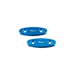 Coppia Tappi Sede Specchio per Suzuki Blu