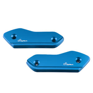 Pair Mirror Block-Off Plates for Yamaha Blue