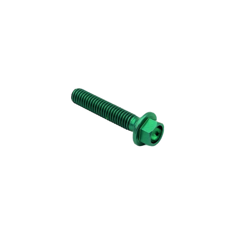 Hexagonal Head Ergal Cl 004 M6 L. 10 Verde