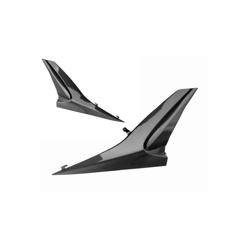 Fianchetti Sotto Serbatoio In Carbonio (Coppia) per Aprilia Lucido