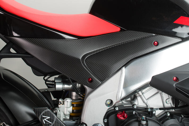 Carbon Side Under Tank Covers (Pair) for Aprilia Lucido