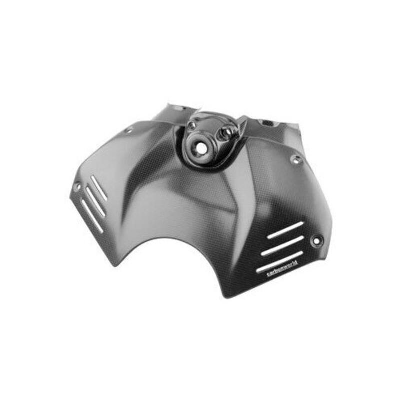 copertura Serbatoio e chiave avviamento In Carbonio per Ducati Lucido