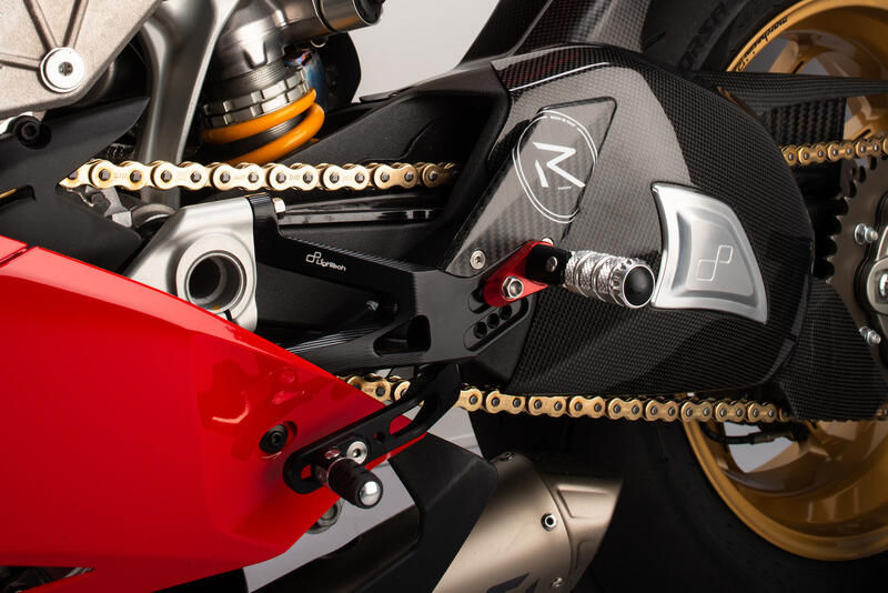 Carbon Protection Slider for Ducati Argento