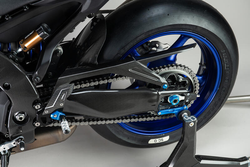 Carbon Rear Mudguard for Yamaha Naturale