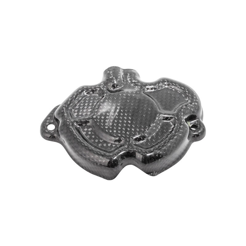 Coperchio Pick Up In Carbonio per Yamaha Lucido