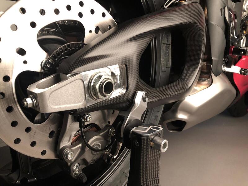 Coppia Di Forchette Panigale V4 2025 per Ducati Argento