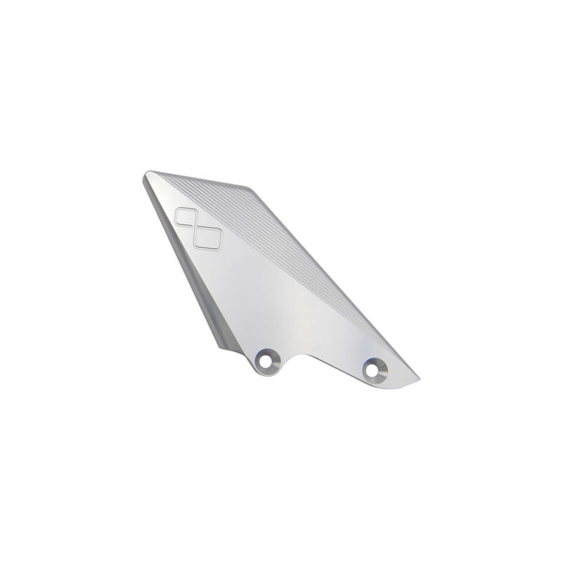 Aluminium Heel Guard For Brake Side Argento