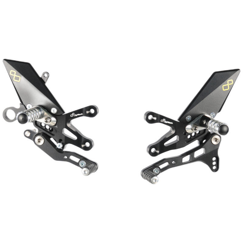 Adjustable Rear Sets With Fixed Foot Pegs for Aprilia Naturale