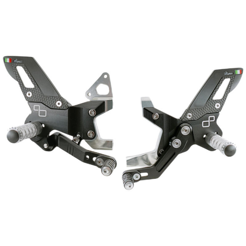 Adjustable Rear Sets With Fixed Foot Pegs  (Track Use) for Ducati Naturale