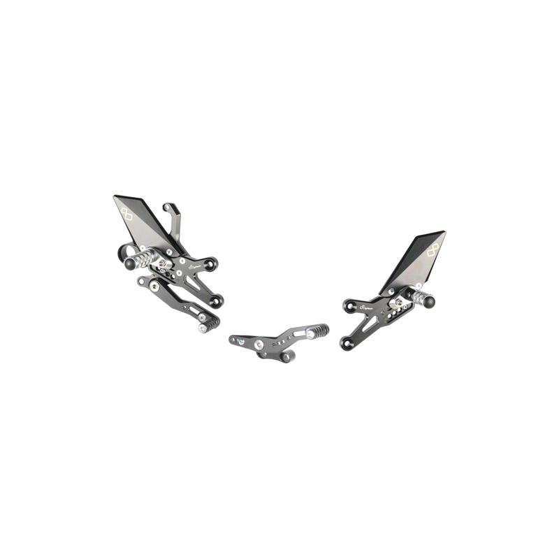 Adjustable Rear Sets With Fixed Foot Pegs for Honda Nero