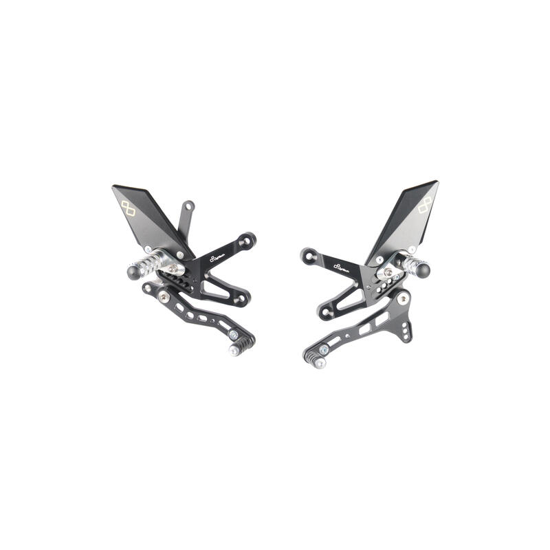 Adjustable Rear Sets With Fixed Foot Pegs for Kawasaki Nero