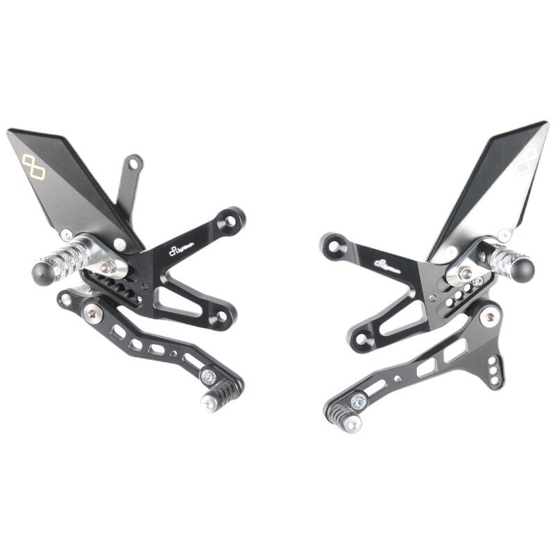 Adjustable Rear Sets With Fixed Foot Pegs for Kawasaki Naturale