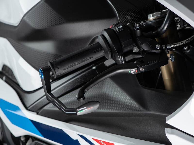 Protezione Leva Freno  in GC-Tech- Interasse 132 Mm Cobalto