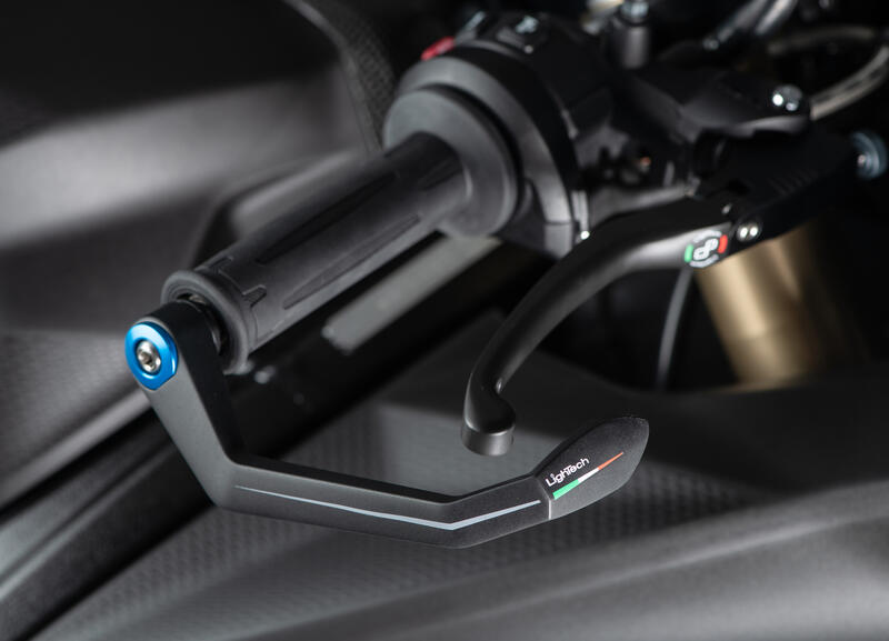 Protezione Leva Freno  in GC-Tech- Interasse 132 Mm Cobalto