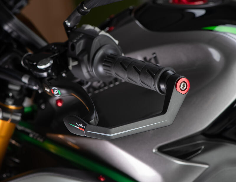 Protezione Leva Frizione  in GC-Tech - Interasse 132 Mm Rosso