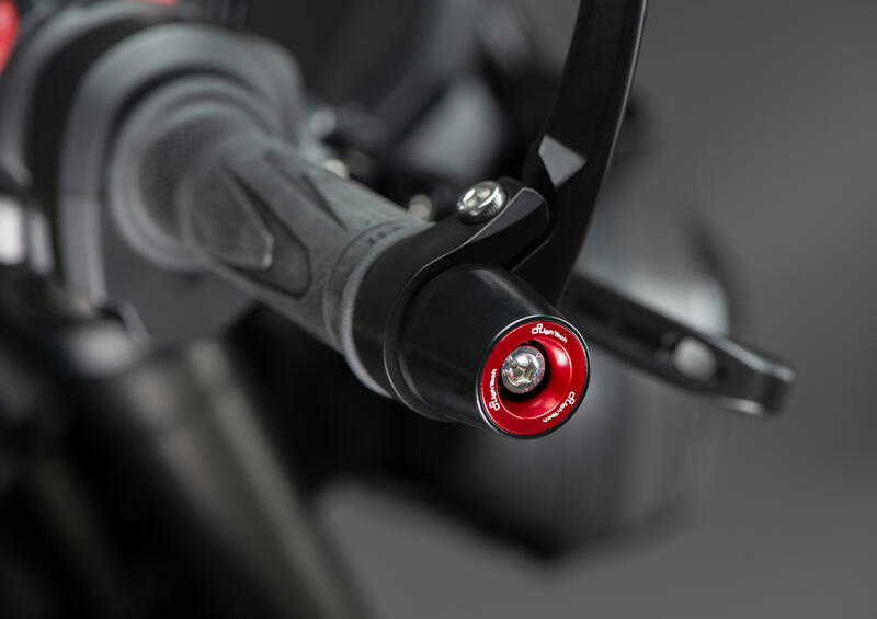 Contrappesi Manubrio In Metallo / Alluminio Serie 200 per Triumph, Ktm, Yamaha Rosso