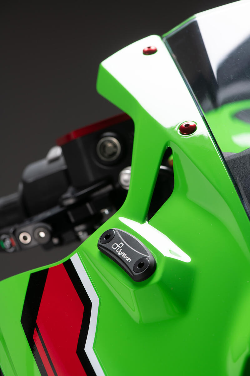 Pair Mirror Block-Off Plates for Kawasaki Nero