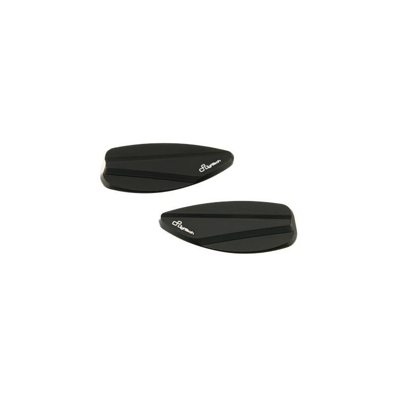 Coppia Tappi Sede Specchio per Mv Agusta Nero