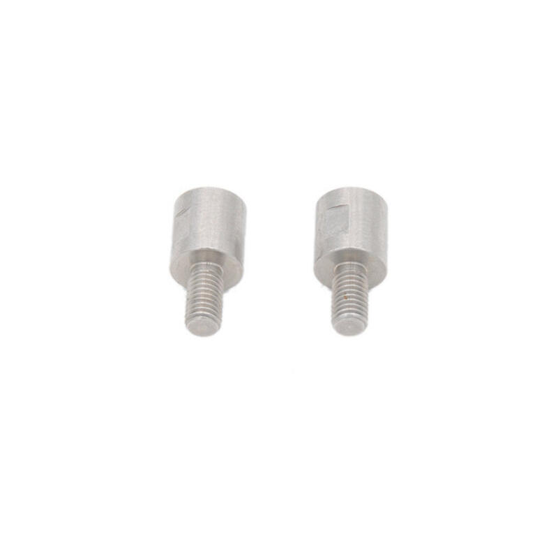 Mirrors Adaptors Kit With Thread  (From M10 X 1.25 Female To M8 X 1.25 Male R + L) Nero