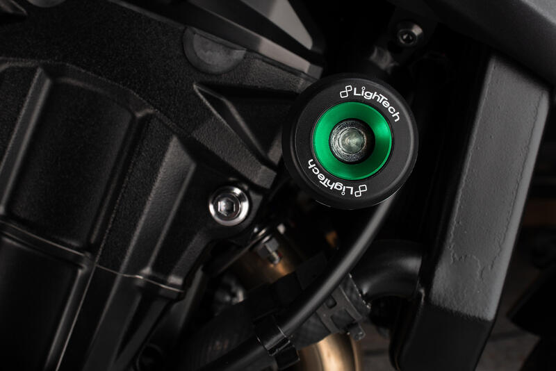 Kit Protezioni Telaio Ammortizzate per Kawasaki Nero