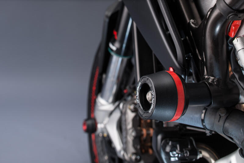 Kit Protezioni Telaio Ammortizzate per Mv Agusta Nero