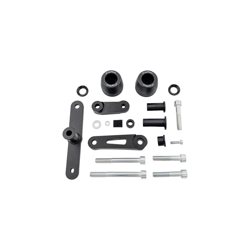 Kit Protezioni Telaio Ammortizzate per Yamaha Nero