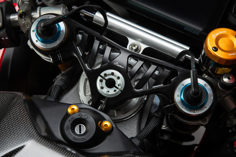 Steering Plate Ducati Panigale V4 Nero