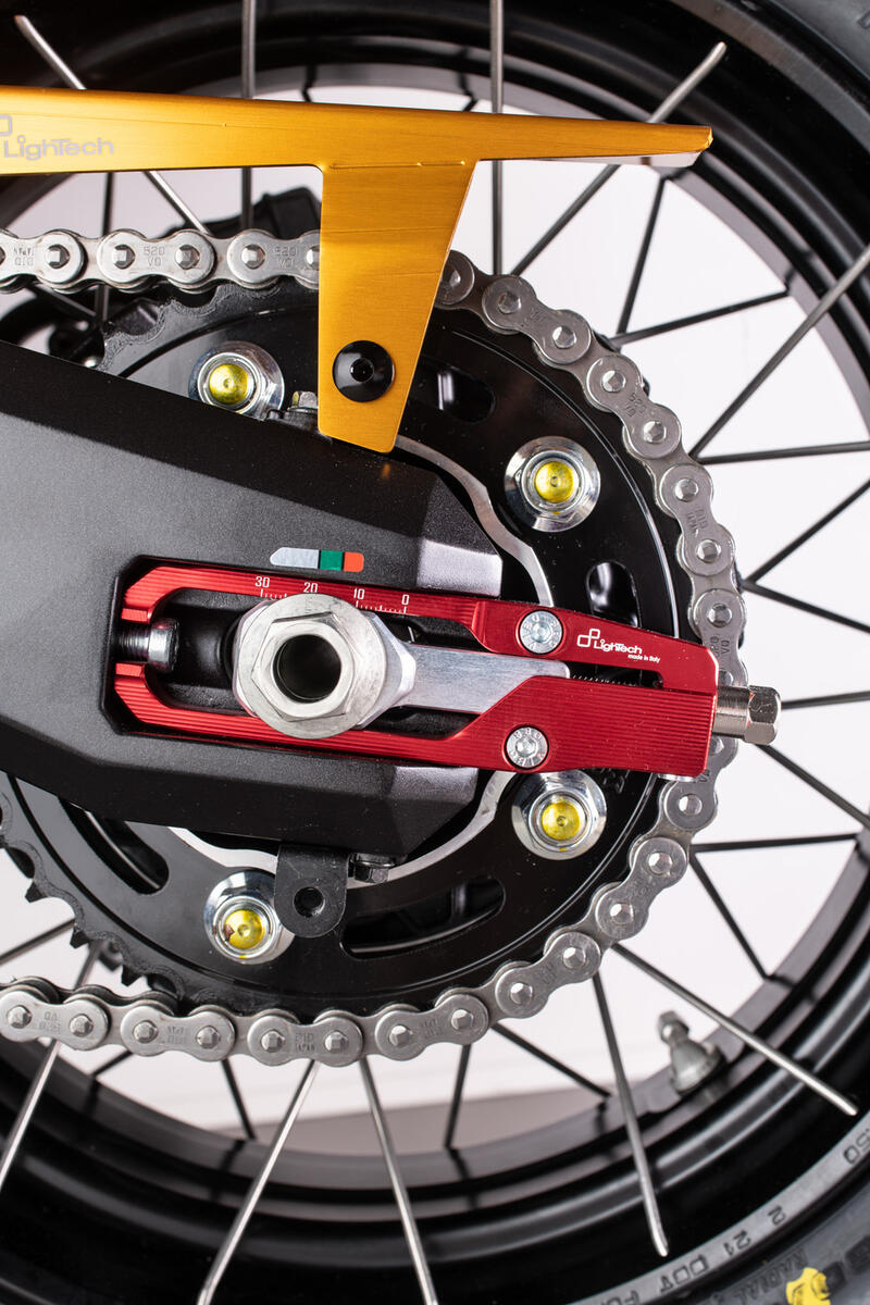 Tenditori Catena per Honda Rosso