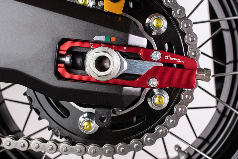 Tenditori Catena per Honda Rosso