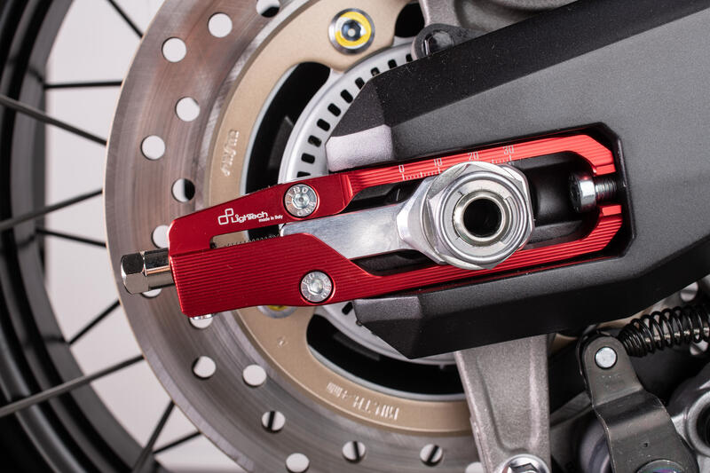 Tenditori Catena per Honda Rosso