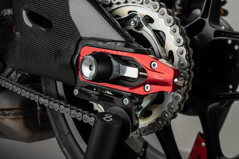 Tenditori Catena per Yamaha Rosso