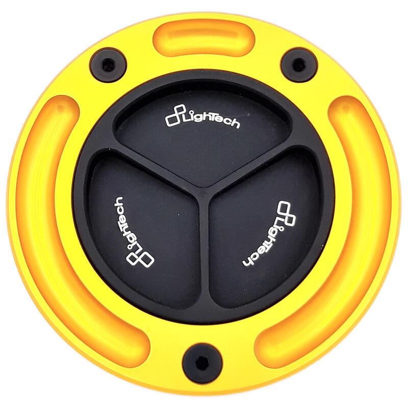 Tappi Serbatoio Con Chiusura A Vite per Kawasaki Nero/Oro