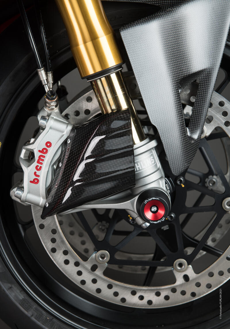 Wheel Axle Sliders Kit for Ducati Rosso
