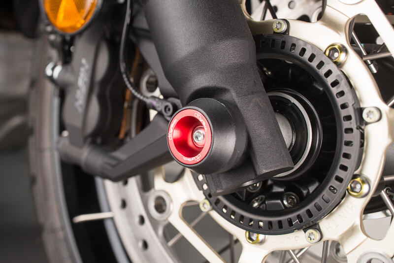 Kit Protezioni Perno Ruota per Honda Rosso