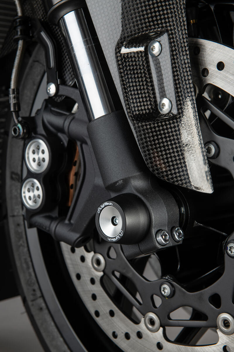 Kit Protezioni Perno Ruota per Yamaha Argento