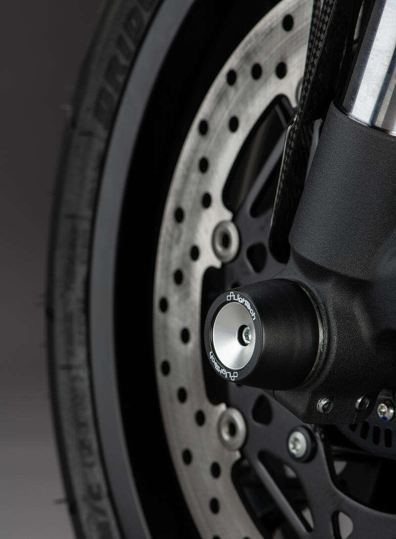 Kit Protezioni Perno Ruota per Yamaha Argento